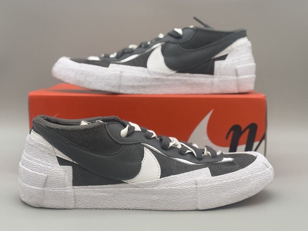 Nike Sacai Blazer Low Dark Grey White Kicks men 11